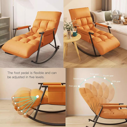 Cushioned Swinging/Rocking Chair – Adjustable & Comfortable