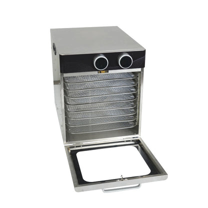 8-Tray Stainless Steel Food Dehydrator – Preserve Food Naturally 🍎🥩🌿