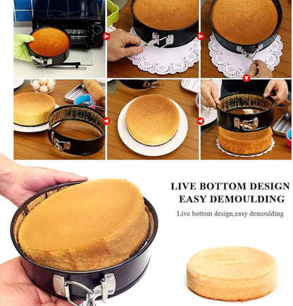 Baking Trays/Set of 3 Cake Moulds