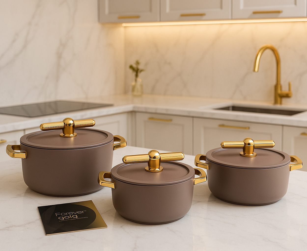 LUXURIOUS Insulated Hotpots Set – Round Design