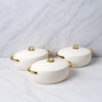 3-Piece Premium Insulated Hotpot Set