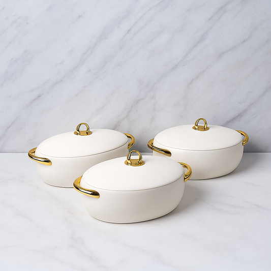 3-Piece Premium Insulated Hotpot Set