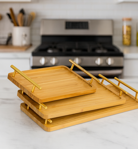 3-in-1 Serving Tray with  Handles