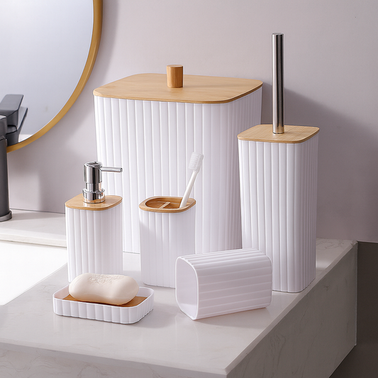 6 in 1 Bathroom Organizer Set