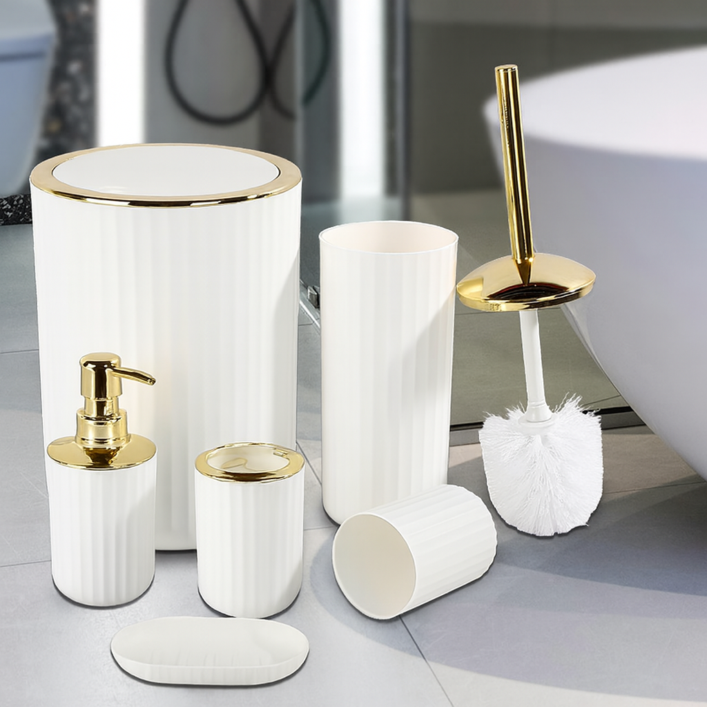 6-in-1 Bathroom Organizer Set