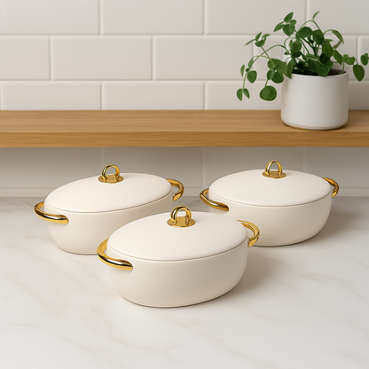 3-Piece Premium Insulated Hotpot Set serveware