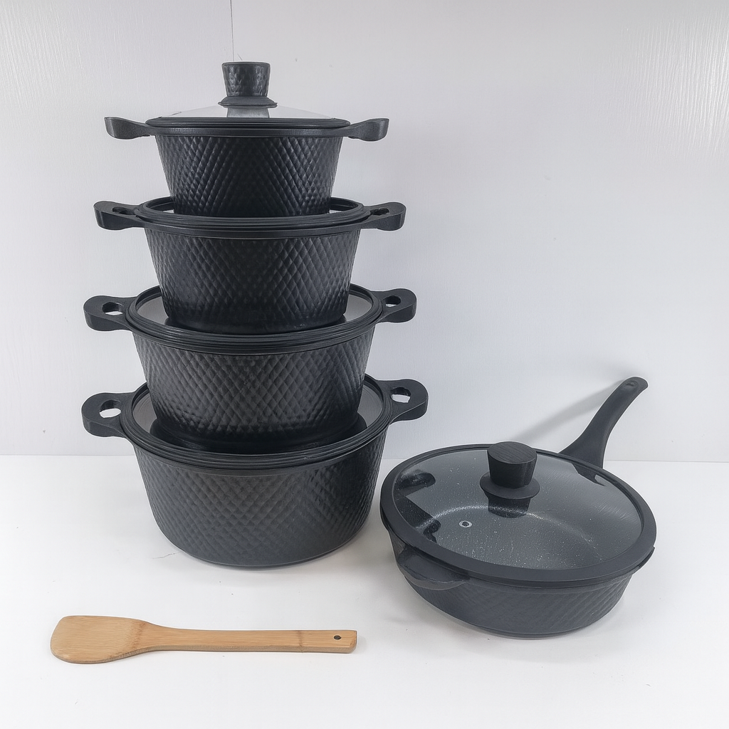 Bosch Non Stick Granite , Non Stick Sufuria/ Cooking Pots /cookware Set With Pan 11 pcs
