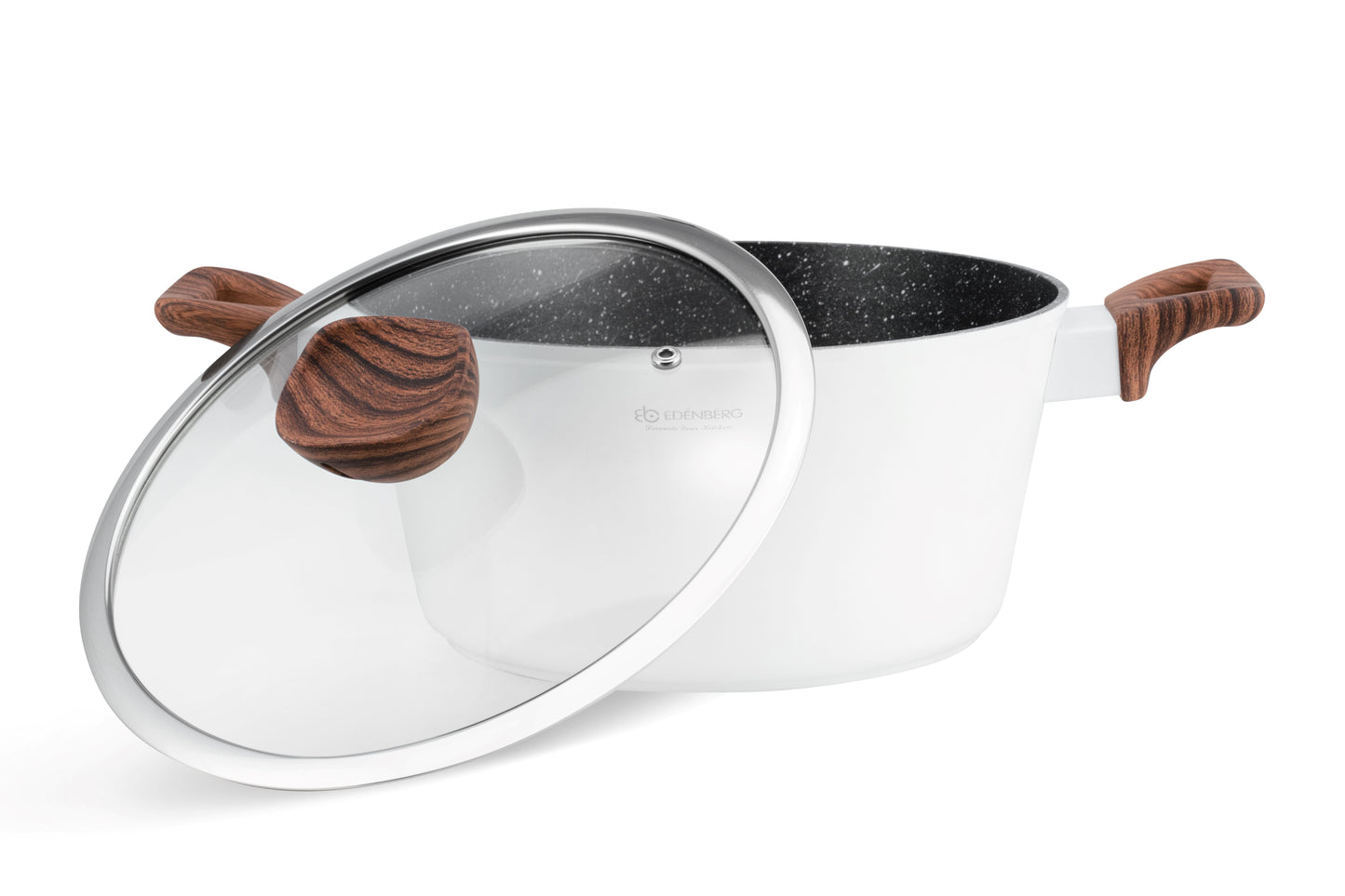 15-Piece Edenberg Cookware Set – White