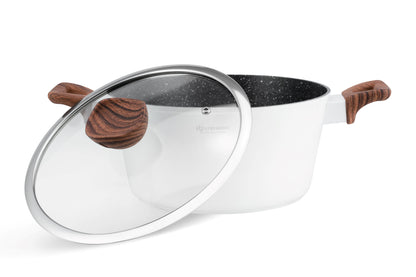 15-Piece Edenberg Cookware Set – White