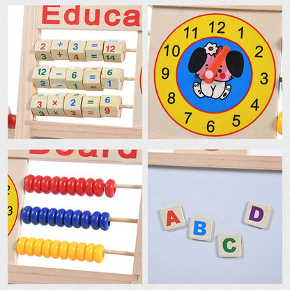 Double sided Wooden Educational Writing Board for Kids