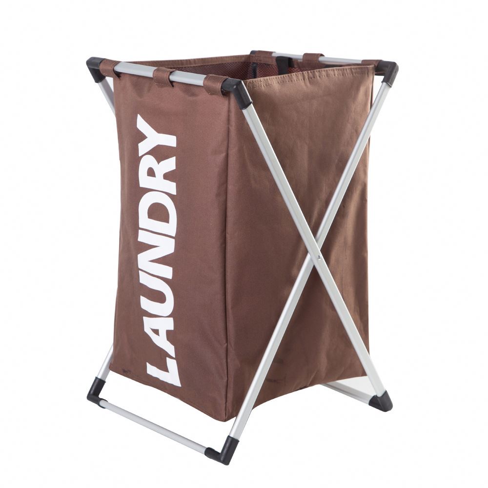 Foldable Laundry Basket with Aluminium Frame
