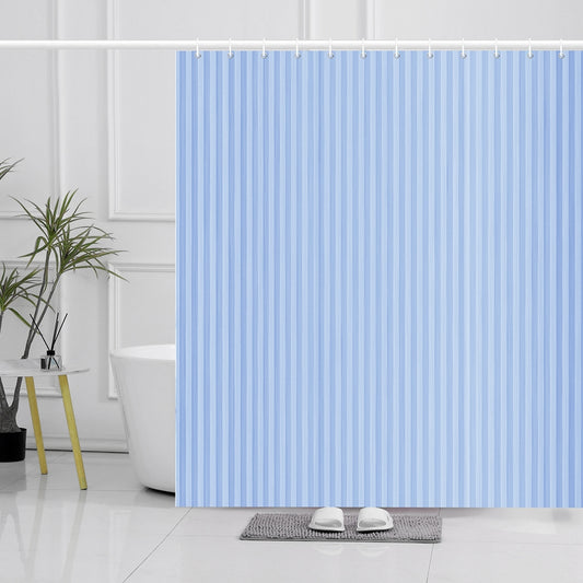Waterproof Shower Curtain – Stylish, Durable & Easy to Clean(Stripped).