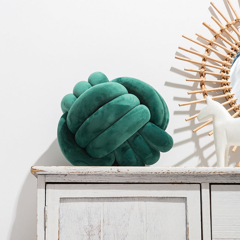 Knot Pillow Round Ball Cushion