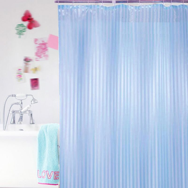 Waterproof Shower Curtain – Stylish, Durable & Easy to Clean(Stripped).