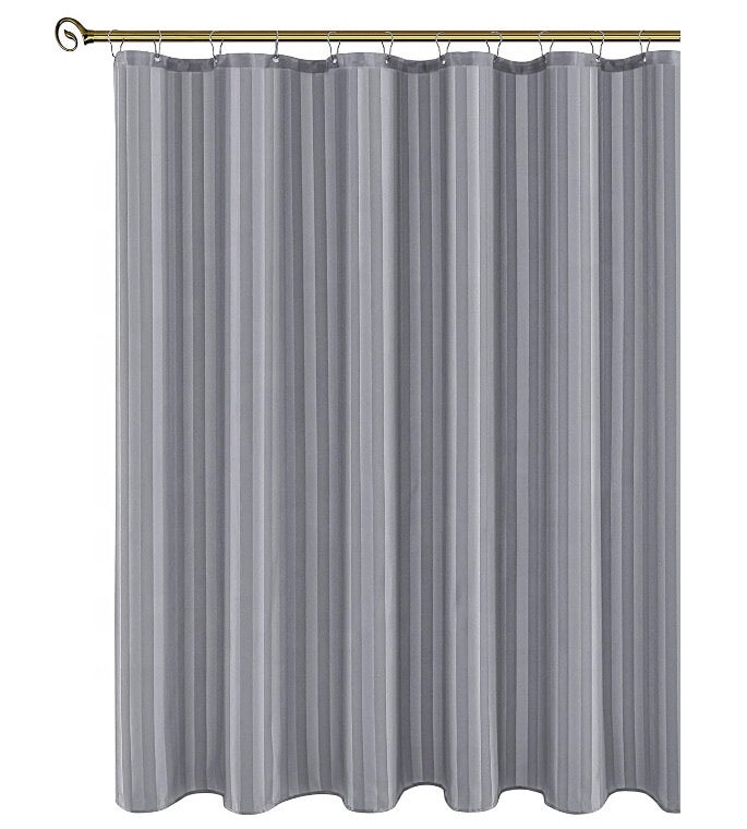 Waterproof Shower Curtain – Stylish, Durable & Easy to Clean(Stripped).