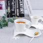 Luxurious 12-piece Modern Wave Cup & Saucer Set