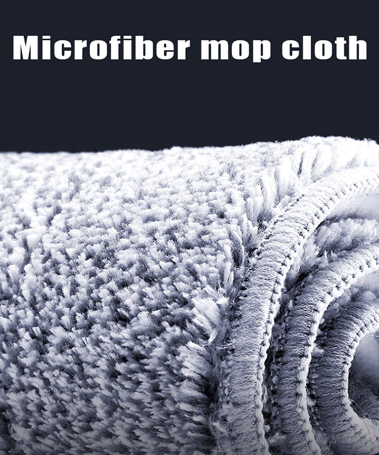 Magic Squeeze Mop & Bucket Set .Hands-Free 360° Flat Floor Cleaner