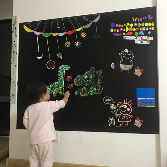 Kids Blackboard Sticker Roll with Chalk