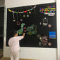Kids Blackboard Sticker Roll with Chalk