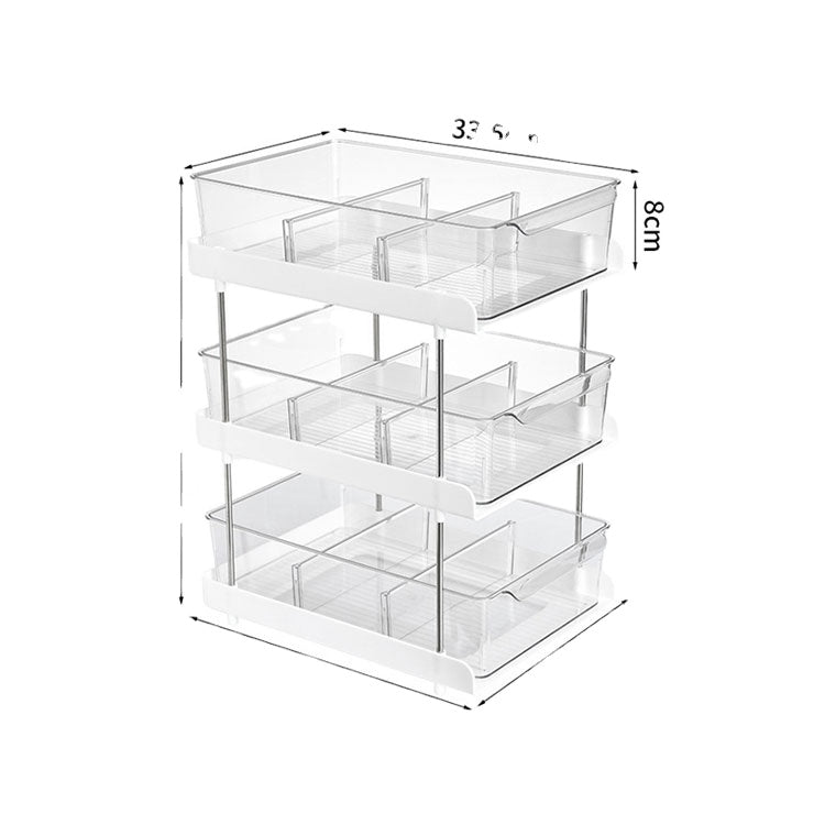 3-Layer acrylic Multifunctional Storage Rack