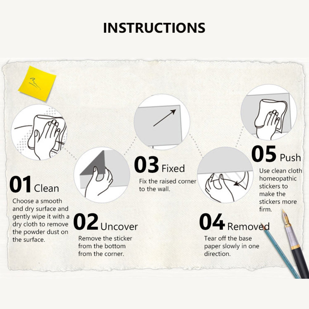 Kids Blackboard Sticker Roll with Chalk