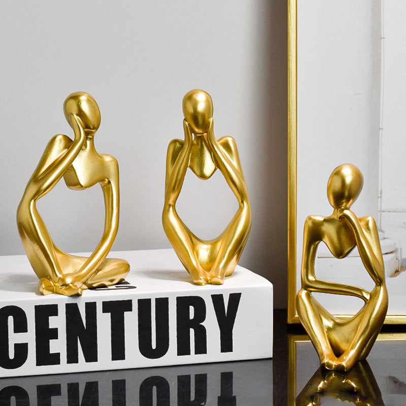 Thinker Man Decorative Statues