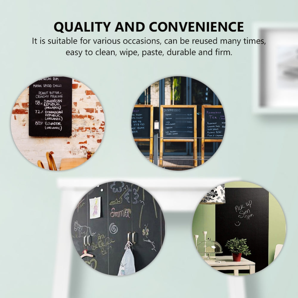 Kids Blackboard Sticker Roll with Chalk