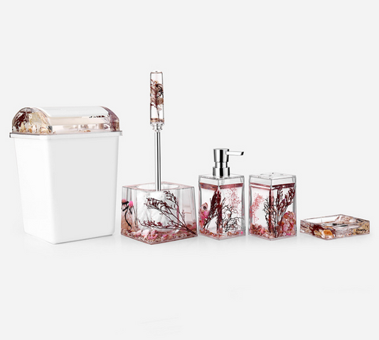 6-in-1 Premium Bathroom Accessory Set