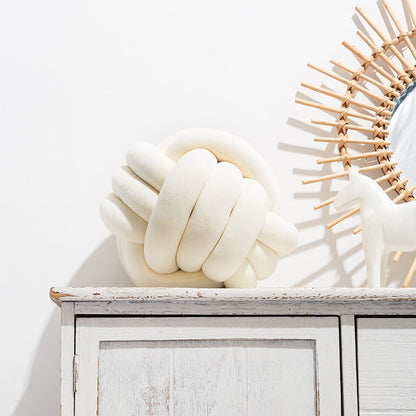 Knot Pillow Round Ball Cushion