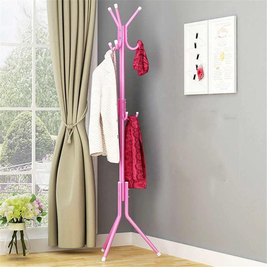 Metallic Coat & Bag Hanger Stand – 170cm