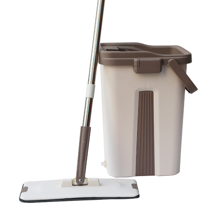 Magic Squeeze Mop & Bucket Set .Hands-Free 360° Flat Floor Cleaner