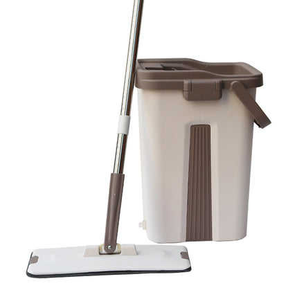 Magic Squeeze Mop & Bucket Set .Hands-Free 360° Flat Floor Cleaner