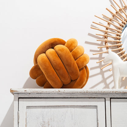 Knot Pillow Round Ball Cushion