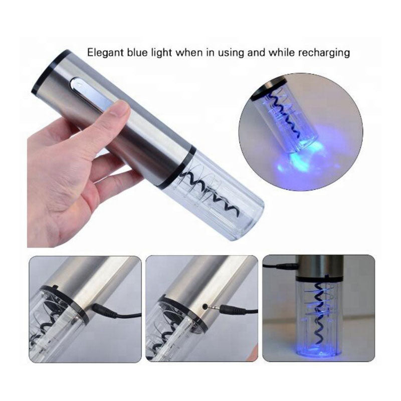 Electric Wine Bottle Opener with Foil Cutter