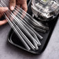 6pcs Clear Borosilicate Glass Straw Set + Cleaning Brush | Reusable Eco-Friendly Drinking Straws
