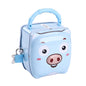 Metallic Cartoon Pig Money Bank