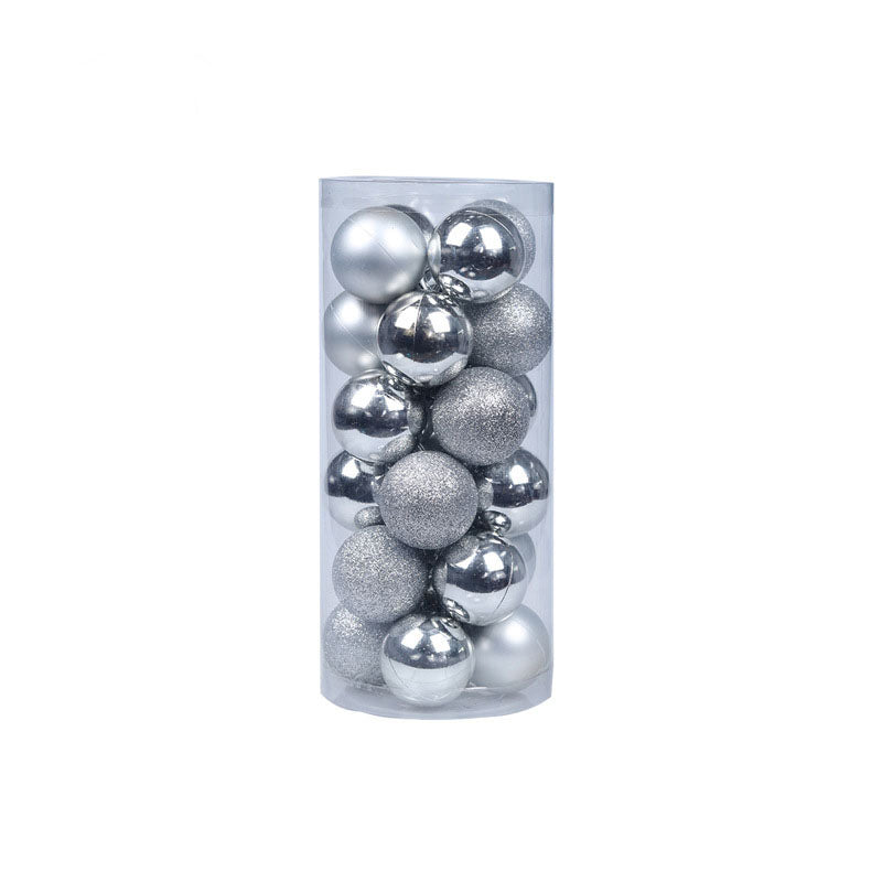 24-Piece Christmas Tree Ball Ornament Set (6cm)