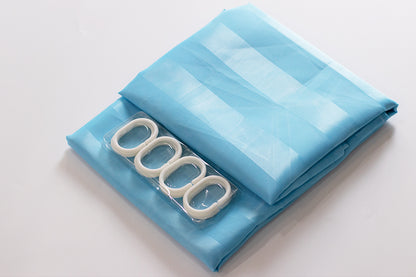 Waterproof Shower Curtain – Stylish, Durable & Easy to Clean(Stripped).