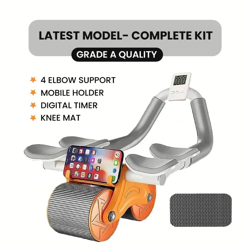 Automatic Rebound Ab Roller Wheel – Core Strength Trainer with Smart Assist