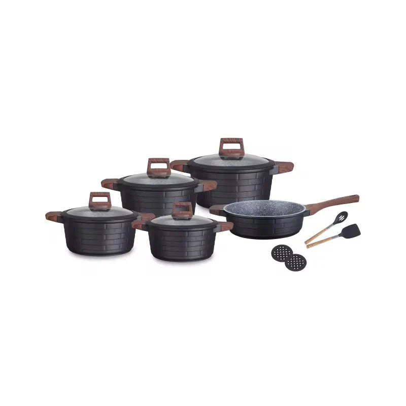 UCC Life  Granite Cookware Set – Non-Stick, Induction Compatible