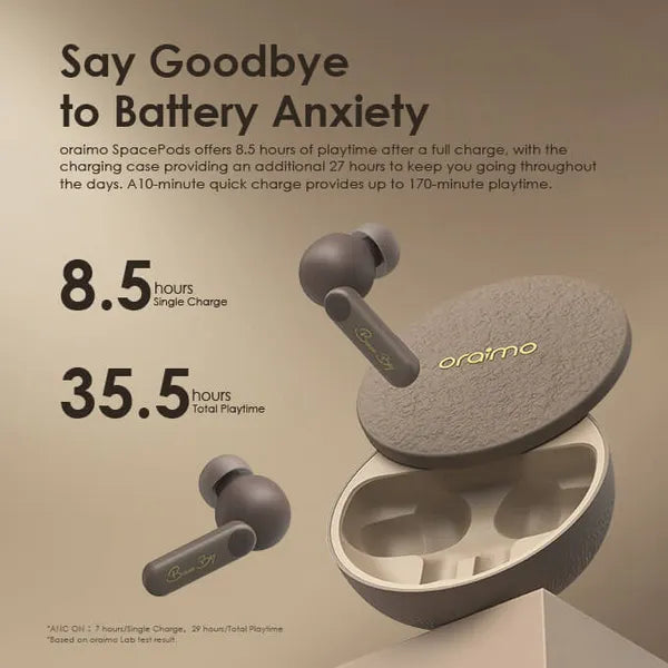 Oraimo  Spacepods X Burna Boy ANC True Wireless Earbuds, Waterproof OEB-E105D