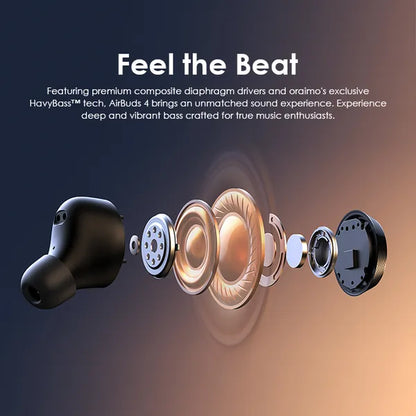 Oraimo AIRBUDS 4  True Wiless Earbuds OTW-340