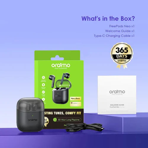 Oraimo  FreePods  In Ear True Wireless Earbuds OTW-330S