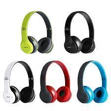 P47 Wireless Bluetooth Headphones with Mic – Foldable Over-Ear Headset for Music, Calls & Travel