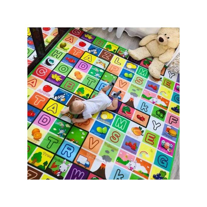 Baby Play Mat – Double-Sided Waterproof Crawling &amp; Learning Carpet