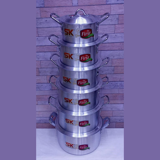Aluminium cook ware set  10 PCS