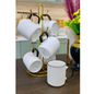 Elegant Ceramic Mug Set with Stand