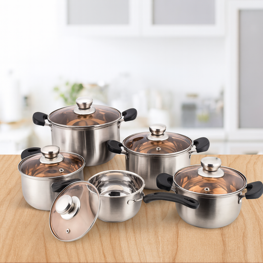 Jamespot High Class 10-Piece Cookware Set
