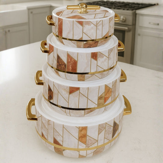 Turkish Mosaic Hot Pot Set – 4 Pieces (1L | 1.5L | 2.5L | 3.5L)