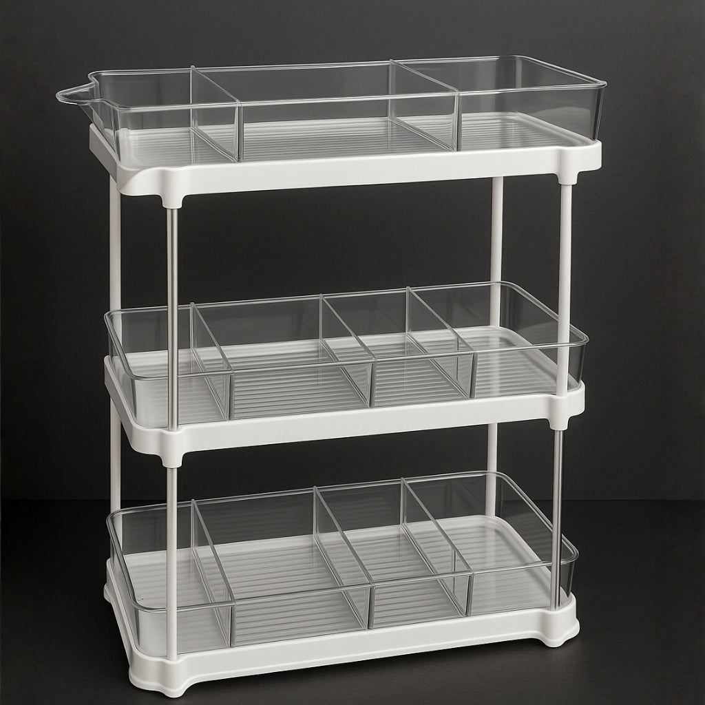 3-Layer acrylic Multifunctional Storage Rack